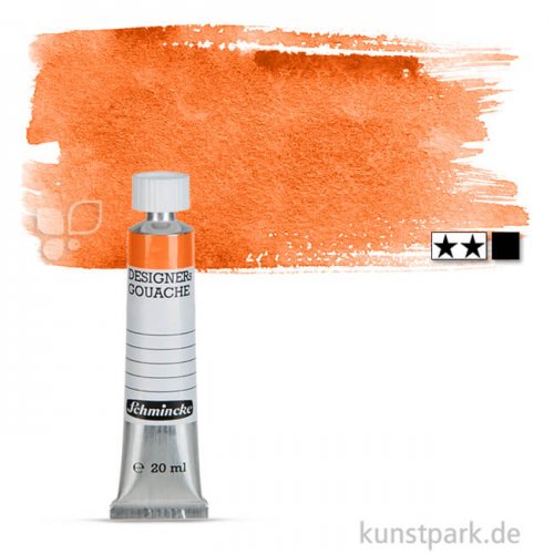 Schmincke HKS Designer Gouache 20 ml Tube | 208 Rotorange