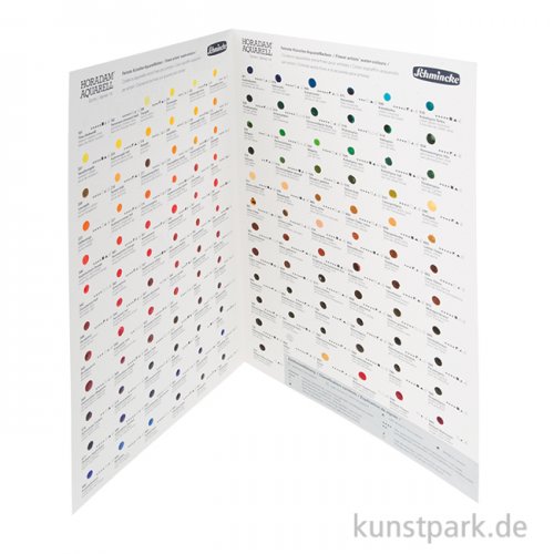 Schmincke HORADAM Aquarell Dot Card - Farbkarte mit 140 Farbtönen