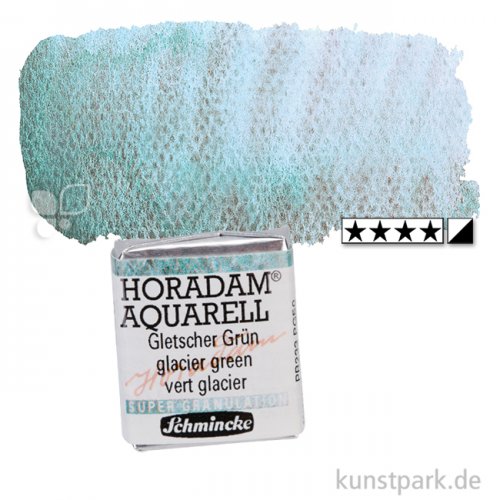 Schmincke Horadam Aquarell - Supergranulierend 1/2 Napf | Gletscher Grün