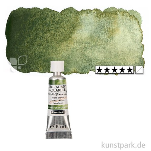 Schmincke HORADAM Aquarell - Supergranulierend 5 ml Tube | Wald Braun
