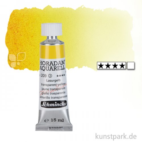 Schmincke HORADAM Aquarellfarben Tube 15 ml | 209 Lasurgelb