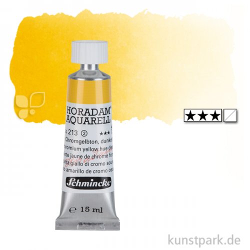 Schmincke HORADAM Aquarellfarben Tube 15 ml | 213 Chromgelb dunkel