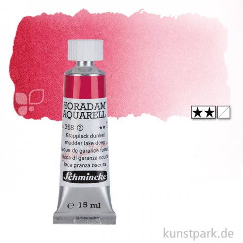 Schmincke HORADAM Aquarellfarben Tube 15 ml | 358 Krapplack dunkel