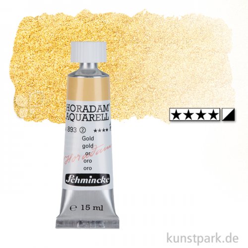 Schmincke HORADAM Aquarellfarben Tube 15 ml | 893 Gold