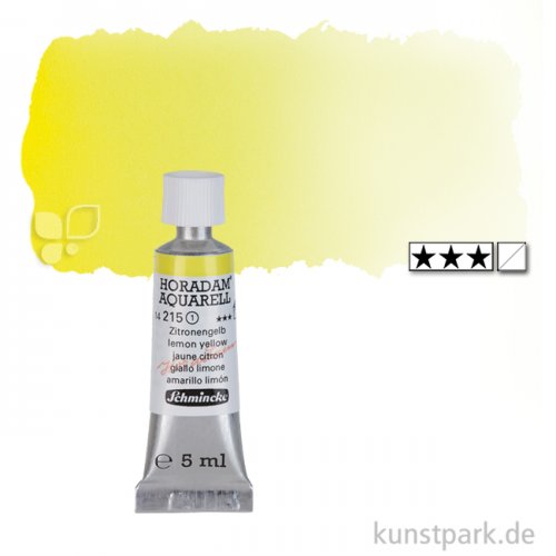 Schmincke HORADAM Aquarellfarben Tube 5 ml | 215 Zitronengelb