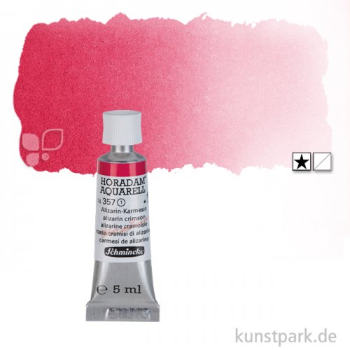 Schmincke HORADAM Aquarellfarben Tube 5 ml | 357 Alizarin-Karmesin