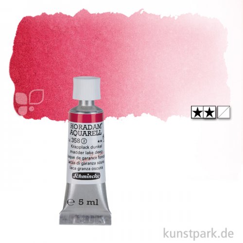 Schmincke HORADAM Aquarellfarben Tube 5 ml | 358 Krapplack dunkel