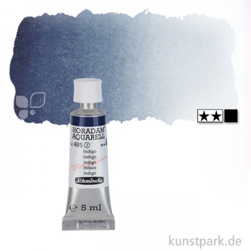 Schmincke HORADAM Aquarellfarben Tube 5 ml | 485 Indigo