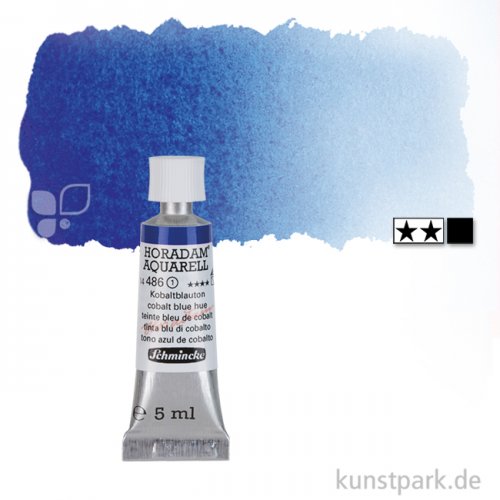 Schmincke HORADAM Aquarellfarben Tube 5 ml | 486 Kobaltblauton