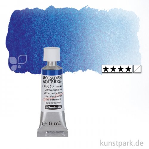 Schmincke HORADAM Aquarellfarben Tube 5 ml | 496 Ultramarinblau