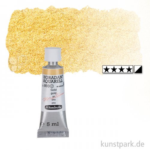 Schmincke HORADAM Aquarellfarben Tube 5 ml | 893 Gold
