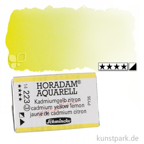 Schmincke HORADAM Aquarellfarben 1/1 Napf | 223 Kadmiumgelb zitron