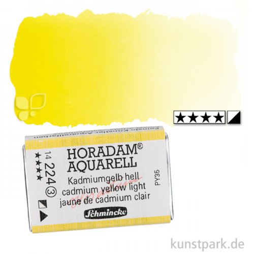 Schmincke HORADAM Aquarellfarben 1/1 Napf | 224 Kadmiumgelb hell