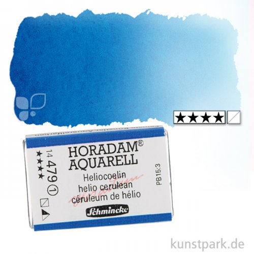 Schmincke HORADAM Aquarellfarben 1/1 Napf | 479 Heliocoelinblau