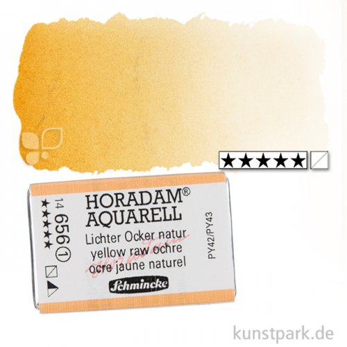 Schmincke HORADAM Aquarellfarben 1/1 Napf | 656 Lichter Ocker natur