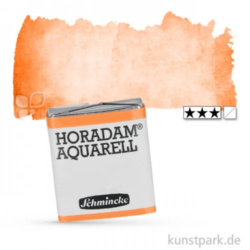 Schmincke HORADAM Aquarellfarben 1/2 Napf | 218 Lasurorange