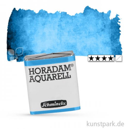 Schmincke HORADAM Aquarellfarben 1/2 Napf | 484 Phthaloblau