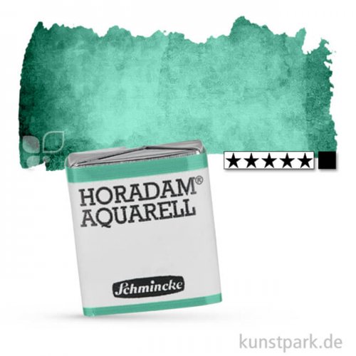 Schmincke HORADAM Aquarellfarben 1/2 Napf | 533 Kobaltgrün tief