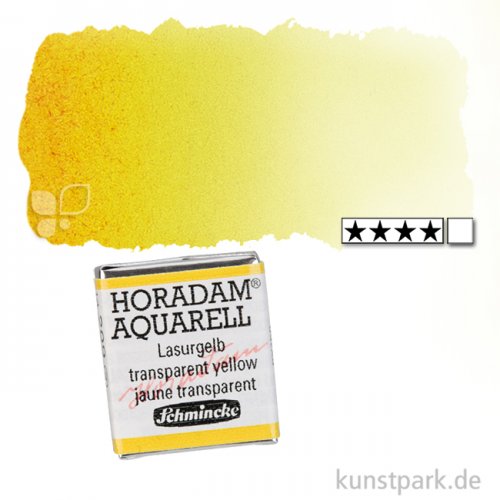 Schmincke HORADAM Aquarellfarben 1/2 Napf | 209 Lasurgelb