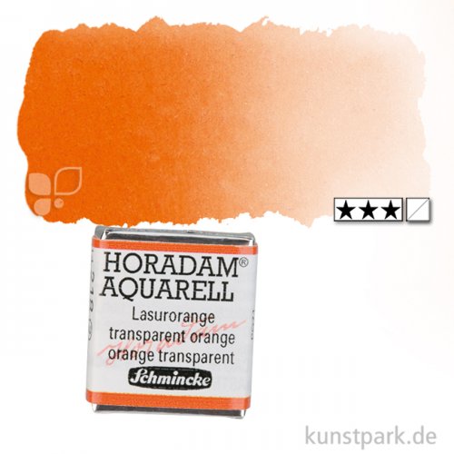 Schmincke HORADAM Aquarellfarben 1/2 Napf | 218 Lasurorange