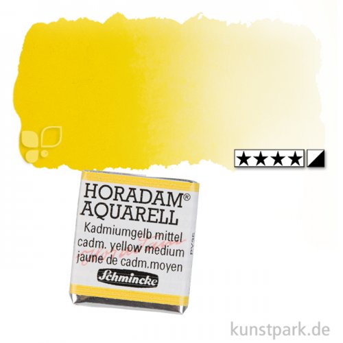 Schmincke HORADAM Aquarellfarben 1/2 Napf | 225 Kadmiumgelb mittel