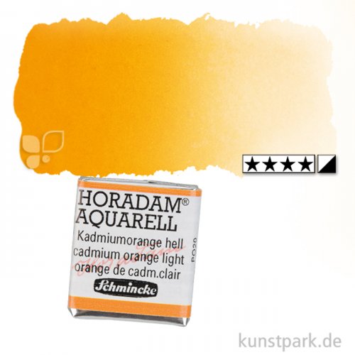 Schmincke HORADAM Aquarellfarben 1/2 Napf | 227 Kadmiumorange hell