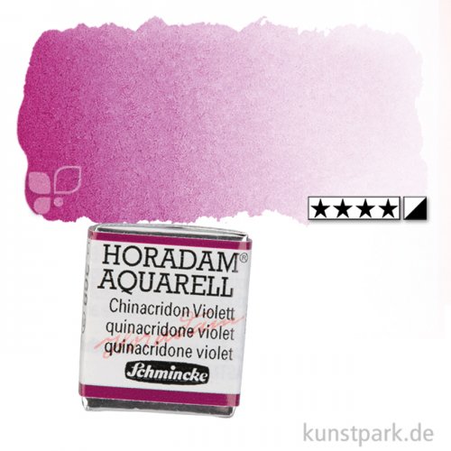 Schmincke HORADAM Aquarellfarben 1/2 Napf | 368 Chinacridon violett