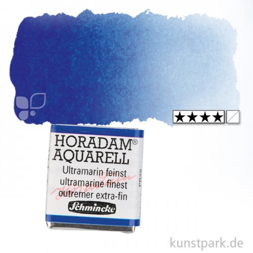 Schmincke HORADAM Aquarellfarben 1/2 Napf | 494 Ultramarin feinst