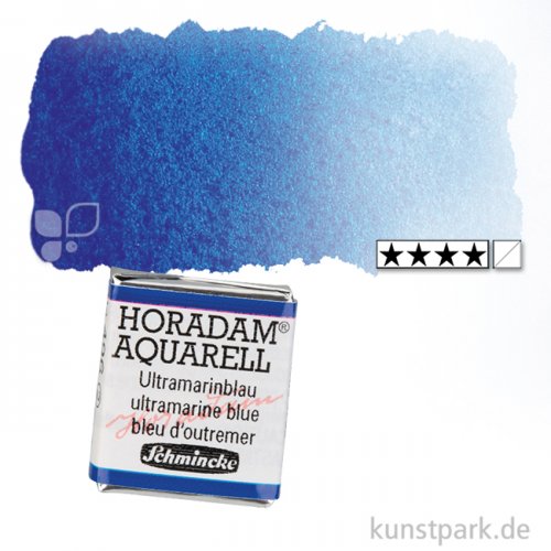 Schmincke HORADAM Aquarellfarben 1/2 Napf | 496 Ultramarinblau