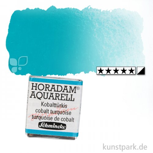 Schmincke HORADAM Aquarellfarben 1/2 Napf | 509 Kobalttürkis