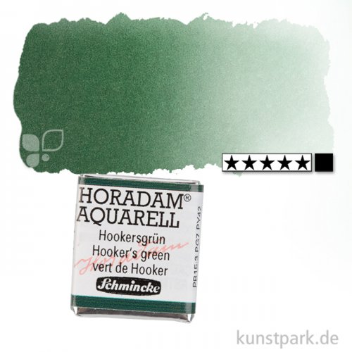 Schmincke HORADAM Aquarellfarben 1/2 Napf | 521 Hookersgrün