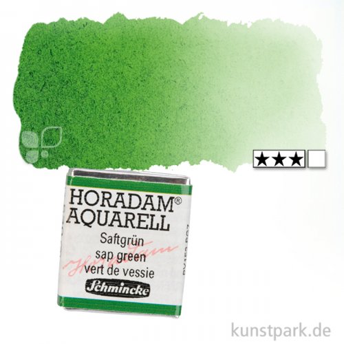 Schmincke HORADAM Aquarellfarben 1/2 Napf | 530 Saftgrün