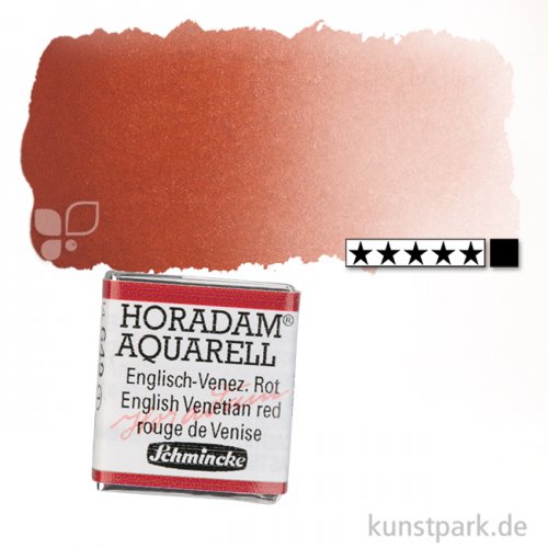 Schmincke HORADAM Aquarellfarben 1/2 Napf | 649 Englisch-Venezian Rot