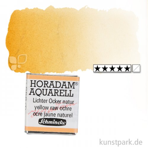 Schmincke HORADAM Aquarellfarben 1/2 Napf | 656 Lichter Ocker natur