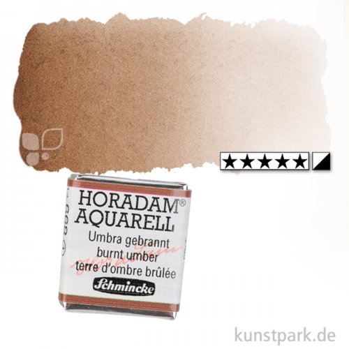 Schmincke HORADAM Aquarellfarben 1/2 Napf | 668 Umbra gebrannt