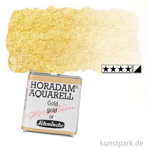 Schmincke HORADAM Aquarellfarben 1/2 Napf | 893 Gold
