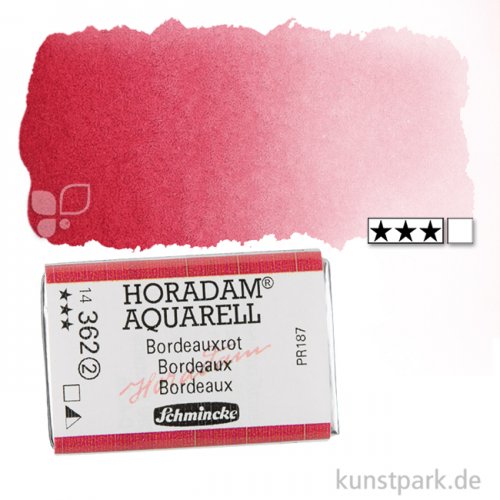 Schmincke HORADAM Aquarellfarben 1/1 Napf | 362 Bordeauxrot