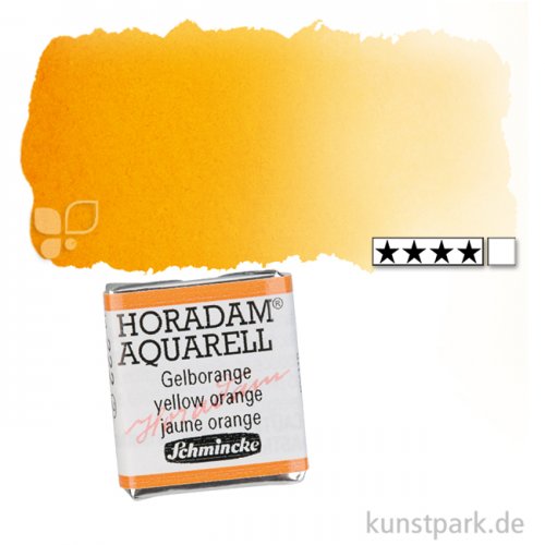 Schmincke HORADAM Aquarellfarben 1/2 Napf | 222 Gelborange
