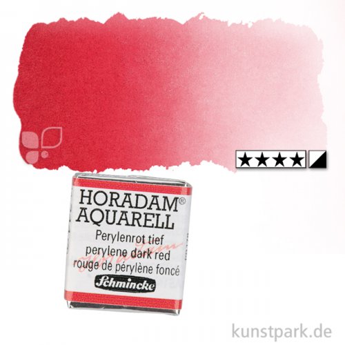 Schmincke HORADAM Aquarellfarben 1/2 Napf | 344 Perylenrot tief