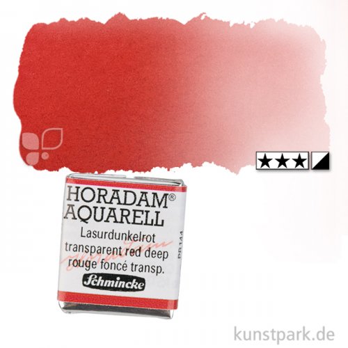 Schmincke HORADAM Aquarellfarben 1/2 Napf | 355 Lasurdunkelrot