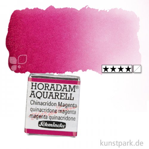 Schmincke HORADAM Aquarellfarben 1/2 Napf | 369 Chinacridon Magenta