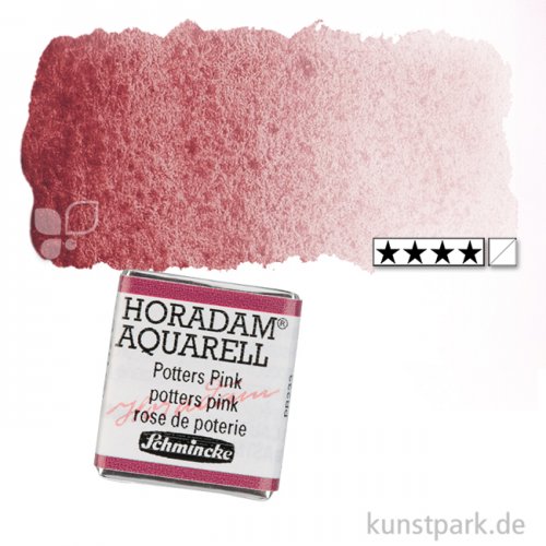 Schmincke HORADAM Aquarellfarben 1/2 Napf | 370 Potters Pink