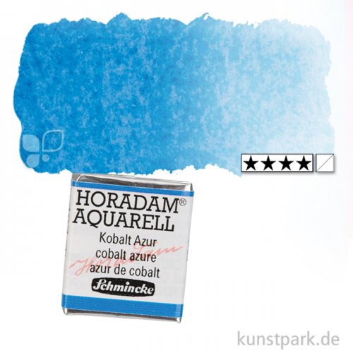 Schmincke HORADAM Aquarellfarben 1/2 Napf | 483 Kobalt Azur