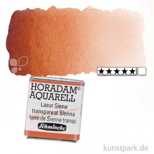 Schmincke HORADAM Aquarellfarben 1/2 Napf | 653 Lasur Siena