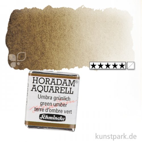 Schmincke HORADAM Aquarellfarben 1/2 Napf | 665 Umbra grünlich