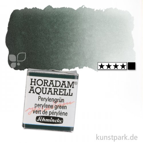 Schmincke HORADAM Aquarellfarben 1/2 Napf | 784 Perylengrün
