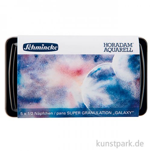 Schmincke Horadam Aquarellkasten Supergranulierend, 5 Galaxie Farben