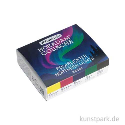 Schmincke HORADAM Gouache Kartonset, Polarlicht, 5 x 5 ml