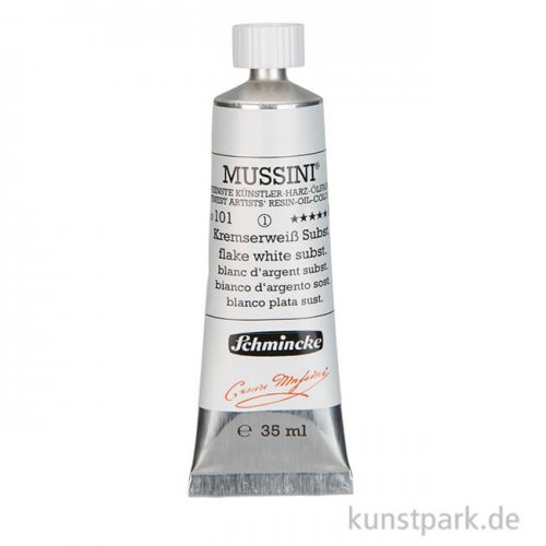 Schmincke MUSSINI Ölfarbe, 101 Kremserweiß Substitut, 35 ml