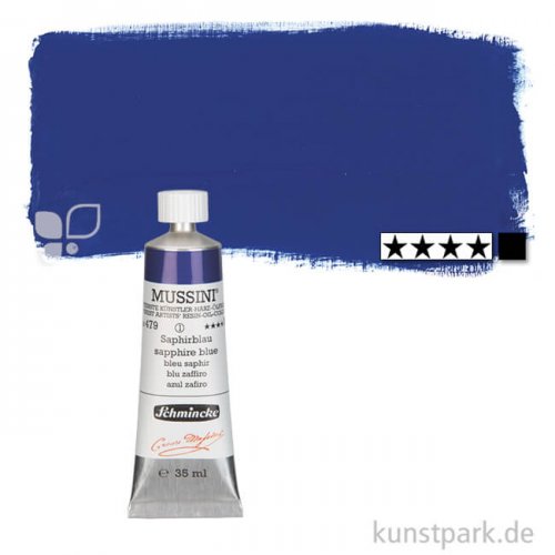 Schmincke MUSSINI Ölfarben 35 ml | 479 Saphirblau